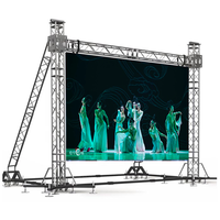 Écran LED à enroulement P2.6 avec système électrique pour affichage publicitaire en extérieur lors de festivals et bars