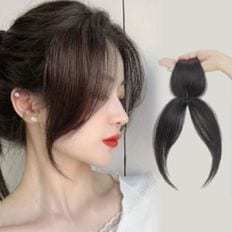 Donna marrone e blu frangia le estensioni dei capelli con veri capelli umani - Product Image 1