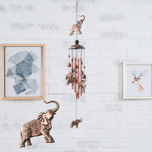 Carillon éolien vintage en forme d'animal, cloche à vent rétro, ornement suspendu pour la maison, la terrasse et l'extérieur - Product Image 6
