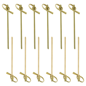Gran oferta, pincho de bambú Natural desechable, pincho de nudo de bambú con precio barato - Product Image 6