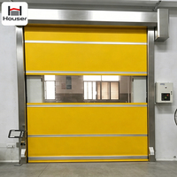 Porte à enroulement rapide en PVC, porte automatique à enroulement rapide pour entrepôt industriel, usage en usine