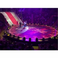 Pantalla LED de Piso Interior Vcore de Nuevo Diseño a Todo Color P3.91 de 500*500 mm, Baldosas LED para Pista de Baile, Pantalla LED Interior para Clubes de DJ