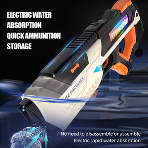 Fabrik OEM Großhandel Wasser pistole Elektrische Wasser pistole mit Lichtern Hochdruck-Wasser pistole Elektrische Automatik mit Batterie - Product Image 3