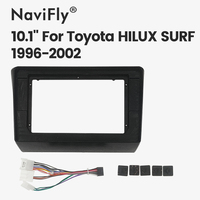 Cadre de voiture MEKEDE pour 10.1 pouces Toyota HILUX SURF 1996-2002 RHD avec cadre audio de voiture en plastique cadre d'autoradio