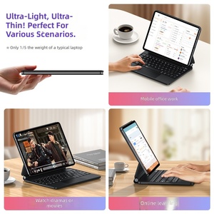 Funda con Teclado Mágico, Botón Silencioso, Adsorción Magnética, Panel Táctil Estable, Carga Rápida para <span class=keywords><strong>iPad</strong></span> <span class=keywords><strong>Pro</strong></span> 11, <span class=keywords><strong>iPad</strong></span> 10.<span class=keywords><strong>9</strong></span>, 13 <span class=keywords><strong>Pro</strong></span>, <span class=keywords><strong>12</strong></span>.<span class=keywords><strong>9</strong></span> - Product Image 3