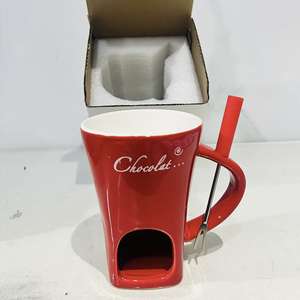 Mug à <span class=keywords><strong>fondue</strong></span> au chocolat Yongli, mug en céramique pour faire fondre, tasse à café pour <span class=keywords><strong>fondue</strong></span>, mug à <span class=keywords><strong>fondue</strong></span> pour chocolat, fromage, beurre, 130 ml - Product Image 5