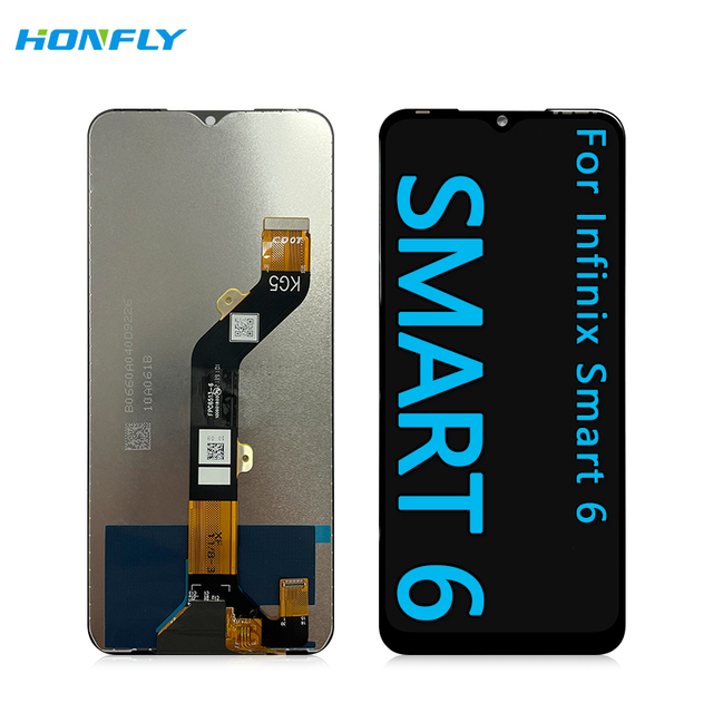 Honfly 6.6" Mobile Phone Lcds for Infinix Smart 6 Lcd Touch Display Assembly Screen Replacement