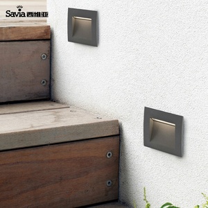 Savia IP65 Waterproof Outside Recessed Square Aluminum SMD <strong>Led</strong> Outdoor Wall <strong>Lights</strong> <strong>Led</strong> Stair Step <strong>Corner</strong> <strong>Light</strong> for Garden Porch - Product Image 5