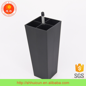 <span class=keywords><strong>Pieds</strong></span> <span class=keywords><strong>de</strong></span> canapé carrés en plastique PP noir <span class=keywords><strong>de</strong></span> <span class=keywords><strong>haute</strong></span> qualité, nouveau style, remplacement OEM pour tables d'extérieur et <span class=keywords><strong>de</strong></span> salon - Product Image 3