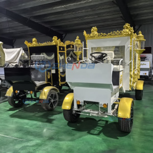 Nouvelle voiture funéraire vintage <span class=keywords><strong>de</strong></span> luxe sur mesure avec pneus à quatre roues à vendre - Product Image 2