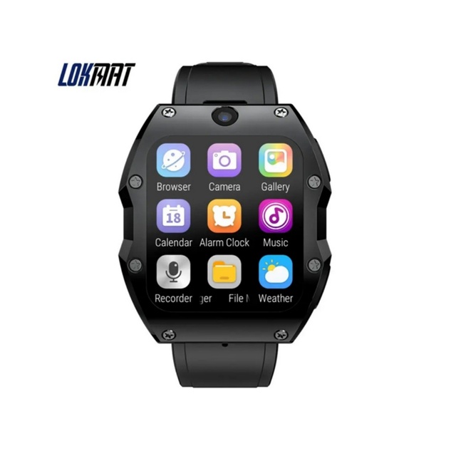 APPLLP Smartwatch 4GB 128GB Touch Screen IP68 TFT WiFi GPS Heart Rate Tracker SIM Card 4G LTE 2.02 Inch Square Answer Call