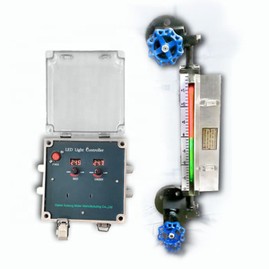 סין מייצרת צינור קוורץ B49H מד מפלס מים בשני צבעים מד מפלס זכוכית כפול צבעוני לדוד - Product Image 3