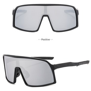Sports Sunglasses <b>Large</b> <b>Frame</b> Polarized UV400 PC Lens Outdoor Cycling Driving Sun Protection Men Women - Product Image 1