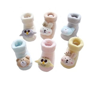 Calcetines de Bebé en Oferta, Calcetines de Tubo con Dibujos Animados en 3D, Calcetines de Algodón con Animales para Bebé, Antideslizantes - Product Image 1