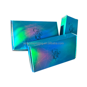 Nouvelle conception V-012 : Boîte en papier et étiquette pour flacons en verre de 2 ml avec hologramme imprimé, pour 5 flacons de 2 ml - Product Image 3