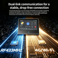 Système d'alarme PGST avec écran tactile 7 pouces, kit de sécurité WiFi 4G, hub intégré Tuya Smart Life, prise en charge multilingue