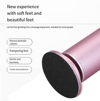 Lime à pieds électrique portable en alliage d'aluminium, éliminateur de callosités, coupe-peaux mortes, soin des pieds, exfoliant pour talons