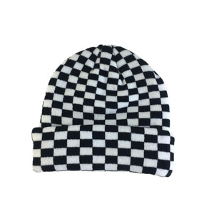 Gorro con estampado de <span class=keywords><strong>vaca</strong></span> personalizado, gorro de calavera con puños de punto, gorros de reloj de doble capa para mujeres y hombres, logotipo personalizado - Product Image 4