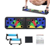 Système de planche à pompes 9 en 1 personnalisé, pliable, portable, équipement d'entraînement de force, entraînement à domicile, fitness, exercice complet du corps