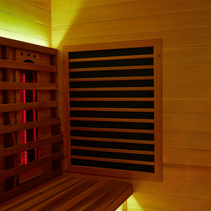 Cao cấp hemlock 3-4 người tắm hơi hồng ngoại trong nhà tắm hơi phổ đầy đủ với bảng điều khiển - Product Image 4