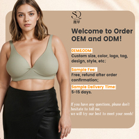 Soutien-gorge sans couture pour femme, décolleté plongeant, sans armatures, avec bande en gel douce, maintien puissant, respirant, petite taille, pour le sommeil, vente en gros