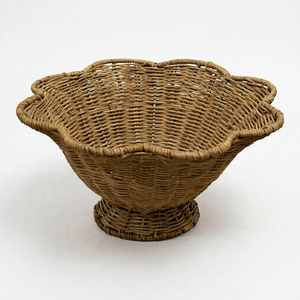 Porte-ustensiles en rotin écologique tressé à la main, naturel, compatible lave-vaisselle, four et congélateur, couleur personnalisable, pour table - Product Image 1