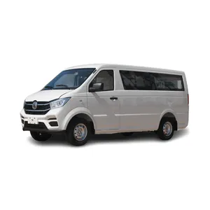 Vente directe d'usine Dongfeng 4.8m 5 vitesses manuel 11 sièges euro 6 essence Commercial Minibus Cargo Van