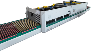 เครื่องเป่า4Kw แบบบังคับเครื่องอุ่นแก้วแบบแบนเครื่องอุ่นเตาหลอมแกน PLC Core Horno de templado de vidrio สำหรับทำกระจกนิรภัย - Product Image 4