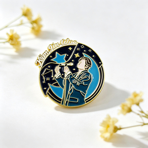 Pins en émail de jeu noir et jaune, badges de revers en émail dur pour collectionneurs de jeux, accessoires pour vestes et sacs - Product Image 4