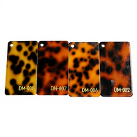 Feuille acrylique MMA 100% vierge, jaune, à grain de carapace de tortue, imprimé léopard, découpée au laser, 93,7% de transmission de la lumière