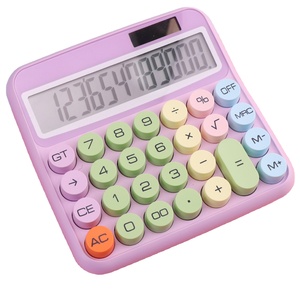 ANI Belle <span class=keywords><strong>calculatrice</strong></span> d'apparence de style macaron Produit innovant <span class=keywords><strong>Calculatrice</strong></span> électronique solaire - Product Image 5