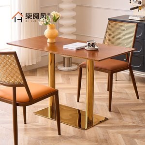 <span class=keywords><strong>Mesa</strong></span> de Restaurante Comercial de <span class=keywords><strong>Madera</strong></span> <span class=keywords><strong>Maciza</strong></span> Personalizable, para Comida Rápida, Tienda de Té con Leche, Fideos, Bocadillos, Desayunos, Comida Picante, Cantina - Product Image 1