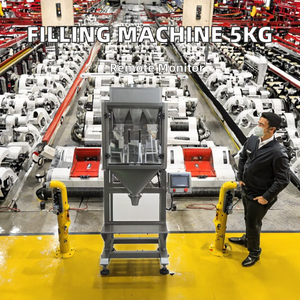 500 elettrico g-5kg macchina di riempimento semiautomatica di riempimento macchina ingranaggio nucleo del motore di noccioline di caffè granuli soluzione di imballaggio - Product Image 2