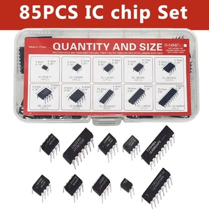 85PCS 10 loại Thông số kỹ thuật khác nhau IC NE555 lm324 lm393p ua741cn pc817 ULN2003 LM358 chip Kit Dip đơn chính xác hẹn giờ - Product Image 5