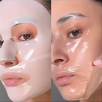 Masque Visage Nuit Bio Intense Thé Vert Collagène Acide Hyaluronique, Soin Peau avec Perle et Aloès, Fourniture OEM