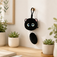 Chat Électrique Interactif Multilingue Lavable en Peluche, Approuvé EN71, Unisexe, Anti-Stress, Confort pour la Dépression, Décoration de Chambre