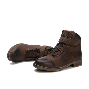 Arcx da bò xe máy mắt cá chân Giày cổ không thấm nước thoáng khí chống gió người đàn ông xe máy xe đạp cưỡi khởi động - Product Image 4