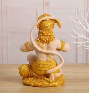 21*12*26cm hindú Ganesha resina estatua de Buda poliresina mono indio monje estatuilla para decoración del hogar - Product Image 2