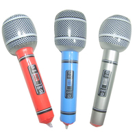 Inflatable Microphones Inflatable Musical Instruments for Musical Concert Themed Party Ready to Ship 24cm