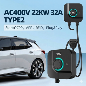 กล่องชาร์จไฟรถยนต์ไฟฟ้าอัจฉริยะ New Stellar 22kW 32A รุ่น Wallbox Case C IP65 พร้อมระบบปรับสมดุลโหลดแบบไดนามิก (DLB) หัวปลั๊ก Type2 สีดำ สำหรับรถยนต์ <span class=keywords><strong>Tesla</strong></span> - Product Image 4