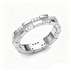 Jewelry Wholesale OEM 925 Sterling Silver Brilliant Cut Stackable <b>Rings</b> Women Dainty Hypoallergenic Daily Wear Party <b>Adjustable</b> - Product Image 2
