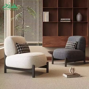 Fauteuil d'appoint moderne Wayon avec <span class=keywords><strong>base</strong></span> en métal, housse de coussin, matériau de rembourrage protecteur - Product Image 3