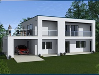 Precio barato personalizado luz estructura metálica de acero de lana de vidrio de casas prefabricadas