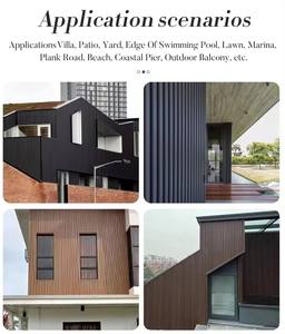 Terrasse extérieure en WPC de haute qualité, composite résistant à l'usure, Patio Co Extrusion, terrasse extérieure en WPC - Product Image 6