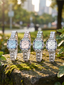 <span class=keywords><strong>Montre</strong></span> à quartz décontractée pour <span class=keywords><strong>femme</strong></span> avec accent zircon, étanche, fine et décorative, idéale pour les trajets quotidiens, les loisirs et le port quotidien - Product Image 3