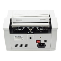Compteur de billets de banque à détection UV magnétique de qualité professionnelle à grande vitesse, 900+ pièces/min, détecteur de faux billets