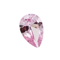 Pierres précieuses en vrac de Morganite et Saphir Bleu en forme de poire AAA+, de haute qualité, cultivées en laboratoire, polies, colorées, pour la fabrication de bijoux DIY