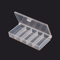 DN boîtes de pêche en plastique transparent boîte de matériel en plastique transparent appât leurre bijoux boîtes de rangement bacs organisateurs