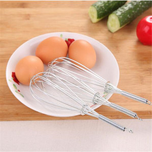 Stainless Steel Manual Egg Beater 18Cm For Mixing Eggs <b>Butter</b> Cream Baking Home Use - Product Image 2