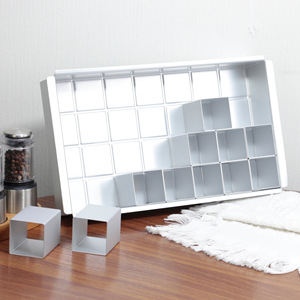 Digital Movable Cake Mold Rectangular Thickened Aluminum Alloy Reusable Multi Functional Freely Combinable Letter Type Mold - Product Image 1